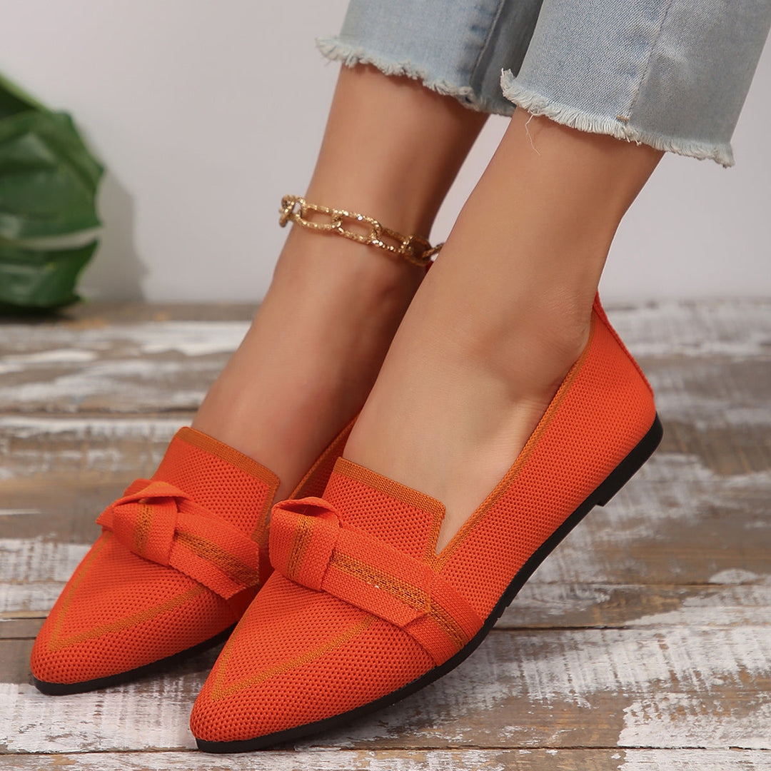Serenna | Women’s Knit Pointed Toe Flats