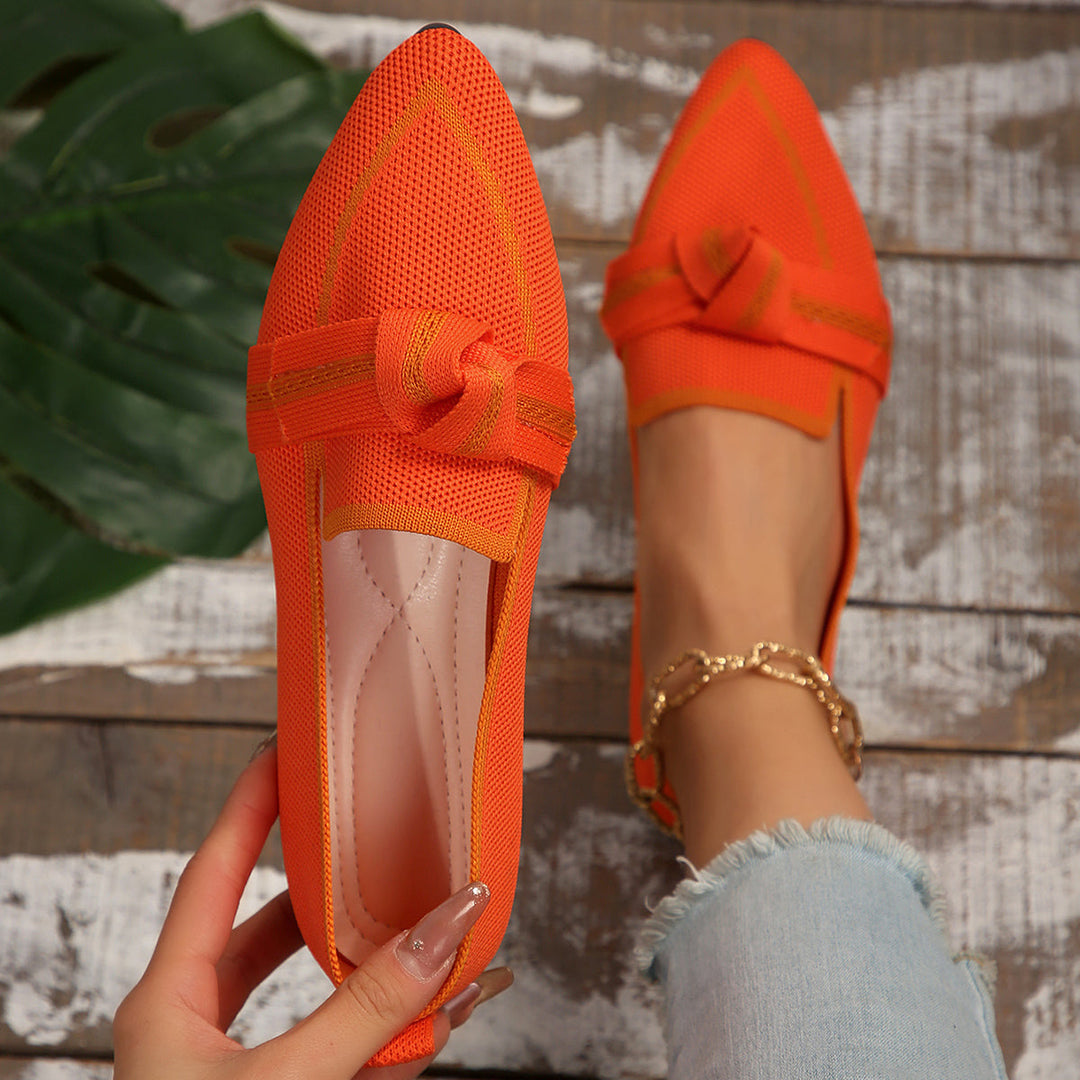 Serenna | Women’s Knit Pointed Toe Flats