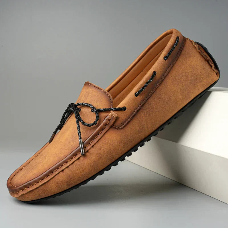 Marcelli | Men’s Genuine Leather Comfort Loafers