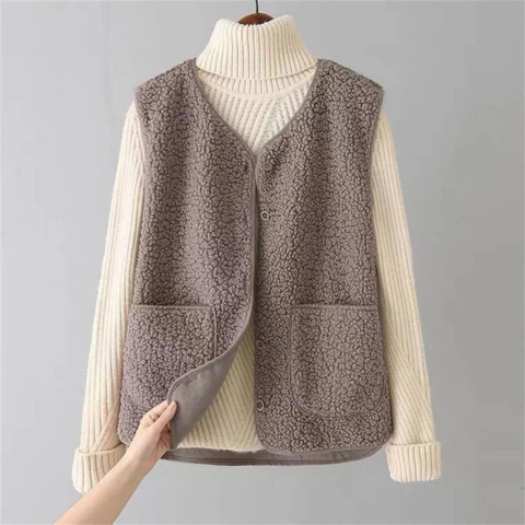 Marlo | Women’s Sleeveless Teddy Vest