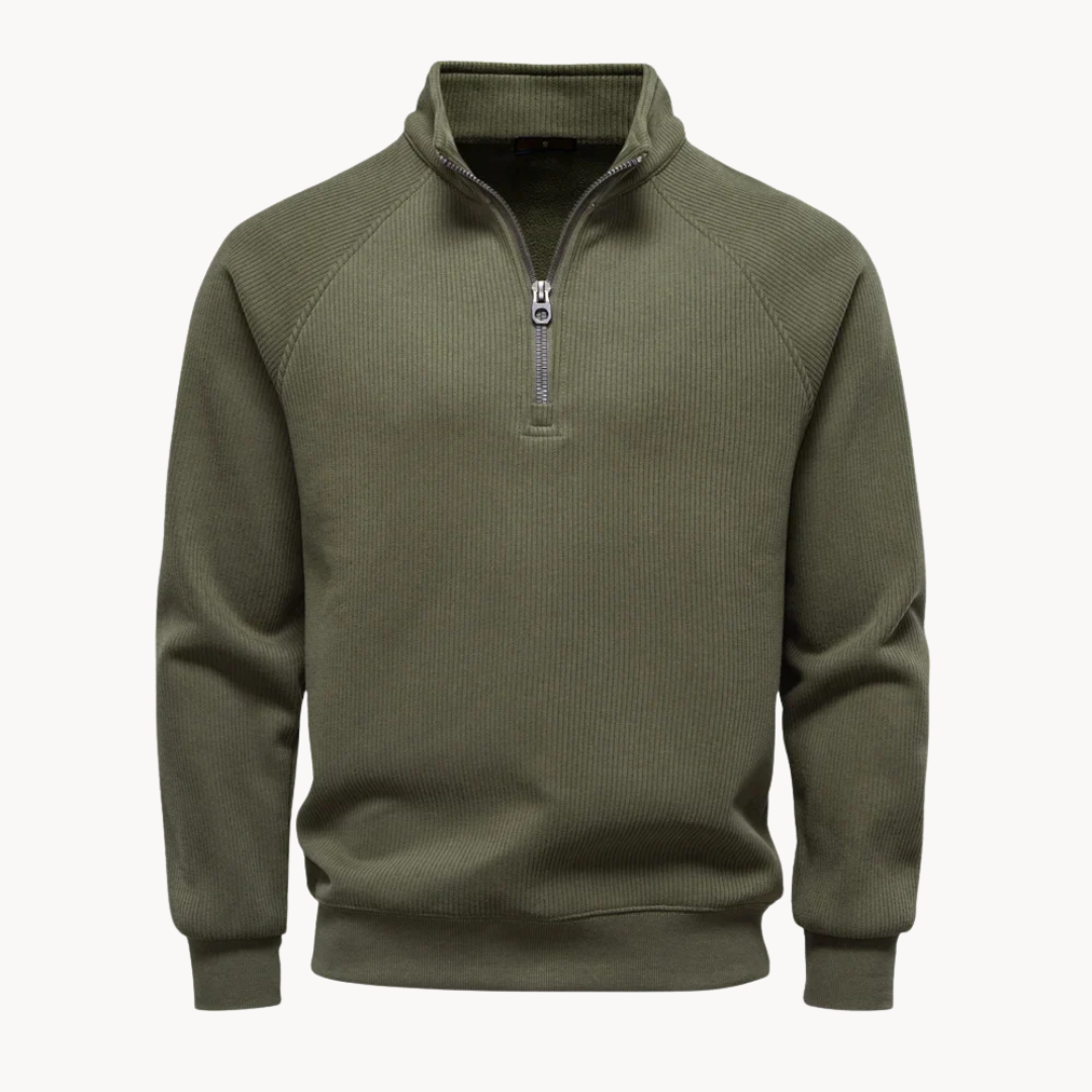 Marvello | Men’s Quarter-Zip Pullover Sweater