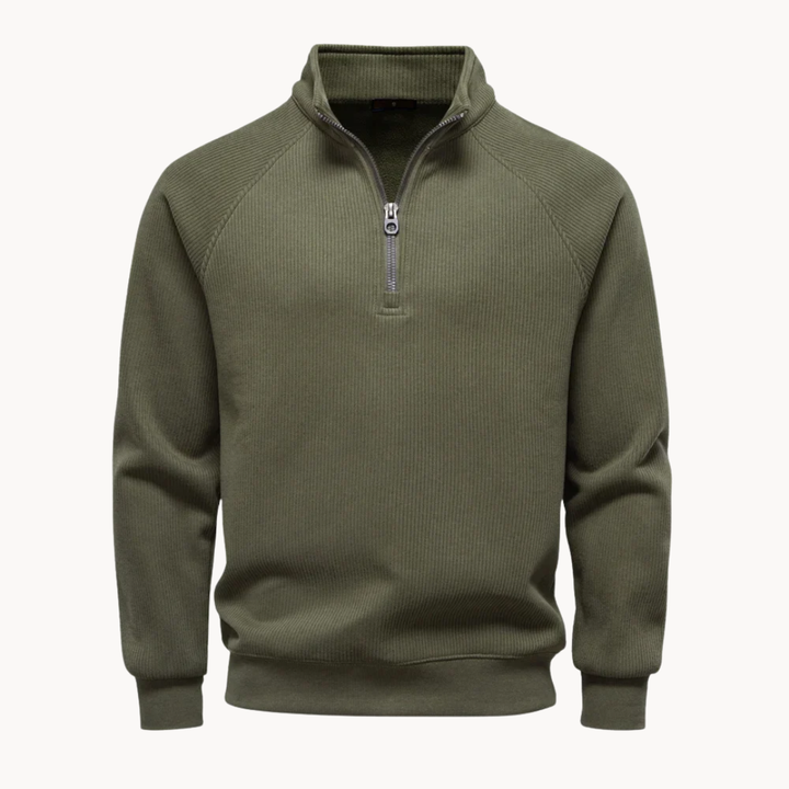 Marvello | Men’s Quarter-Zip Pullover Sweater