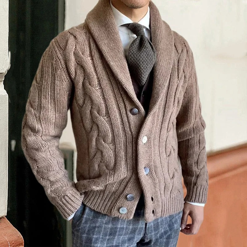 Marvion | Men’s Knitted Winter Cardigan