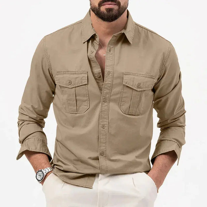 Lucen | Men’s Casual Long Sleeve Button-Up Shirt