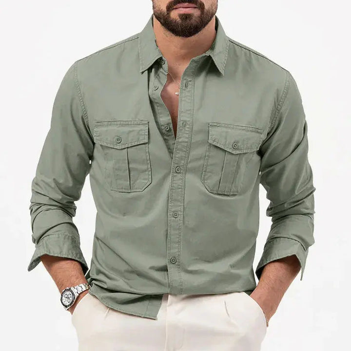 Lucen | Men’s Casual Long Sleeve Button-Up Shirt