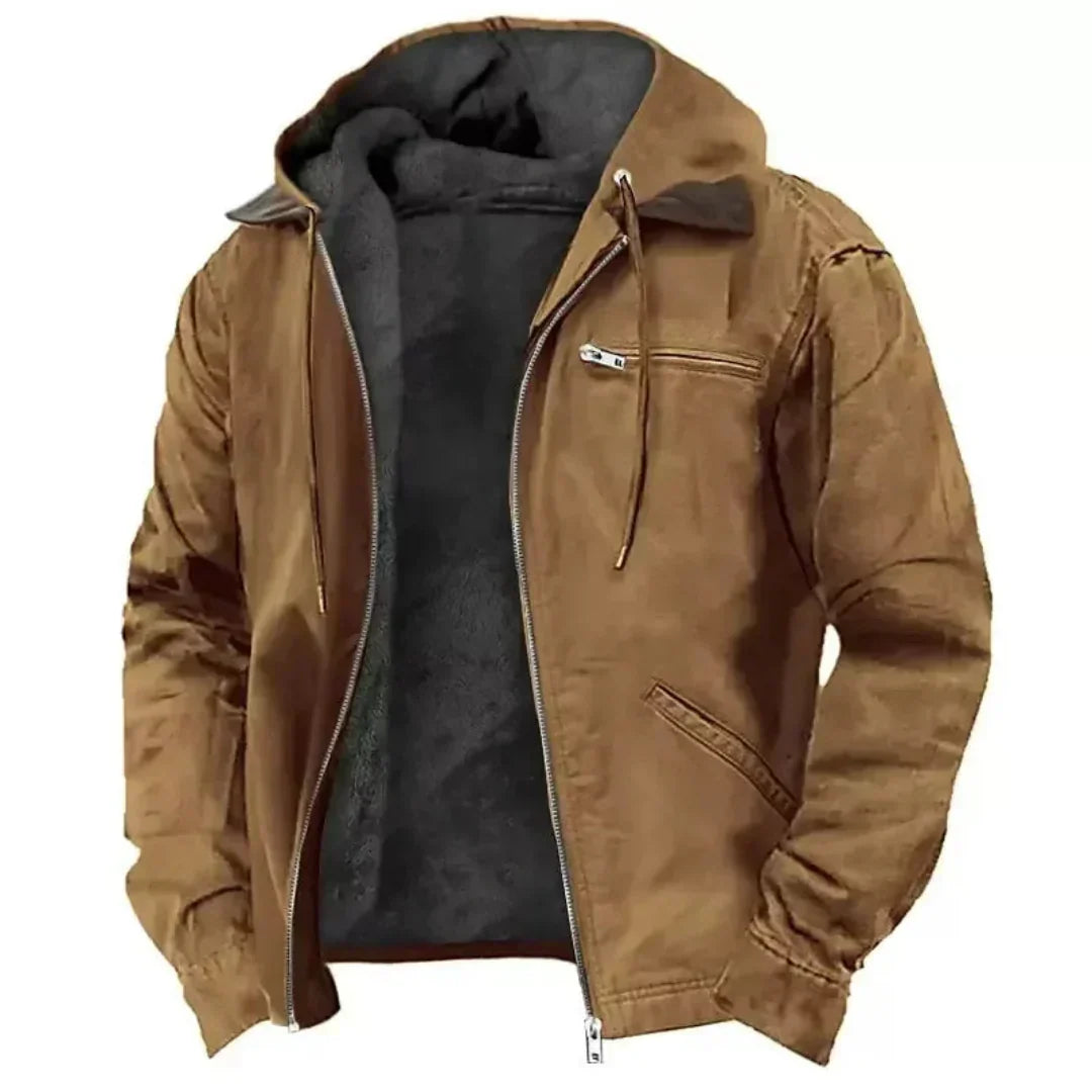 Brennan | Men’s Fleece-Lined Hooded Jacket