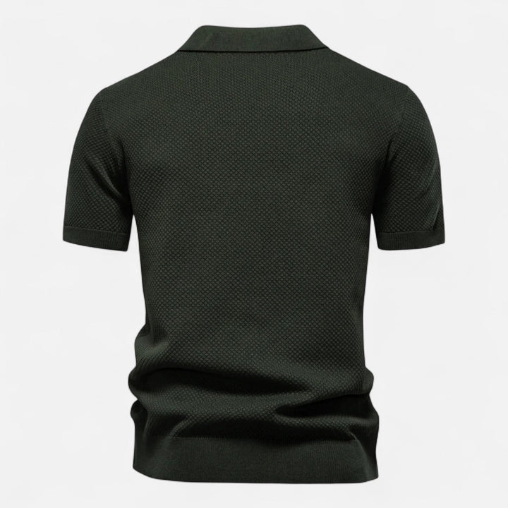 Corvello | Men’s Tailored Knit Polo Shirt
