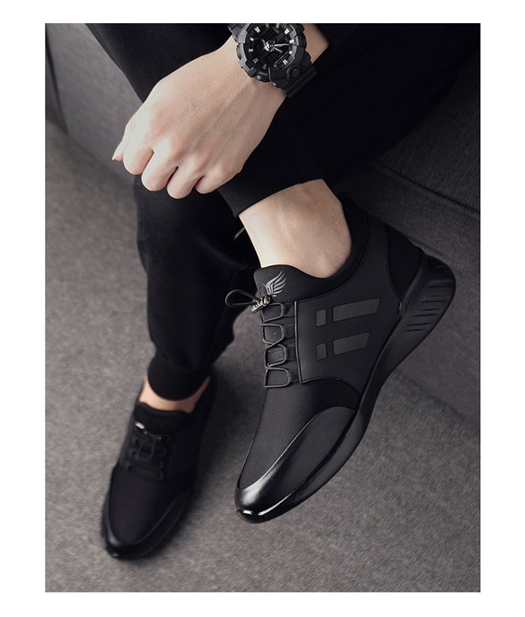 Jerome | Men’s Premium Faux Leather Comfort Sneakers