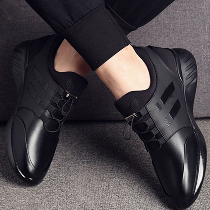 Jerome | Men’s Premium Faux Leather Comfort Sneakers