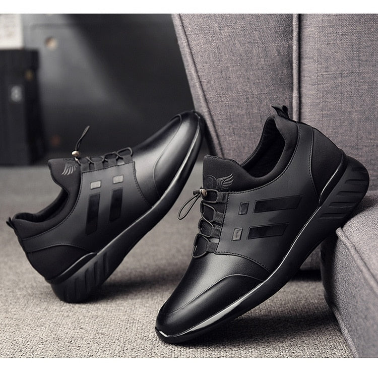 Jerome | Men’s Premium Faux Leather Comfort Sneakers