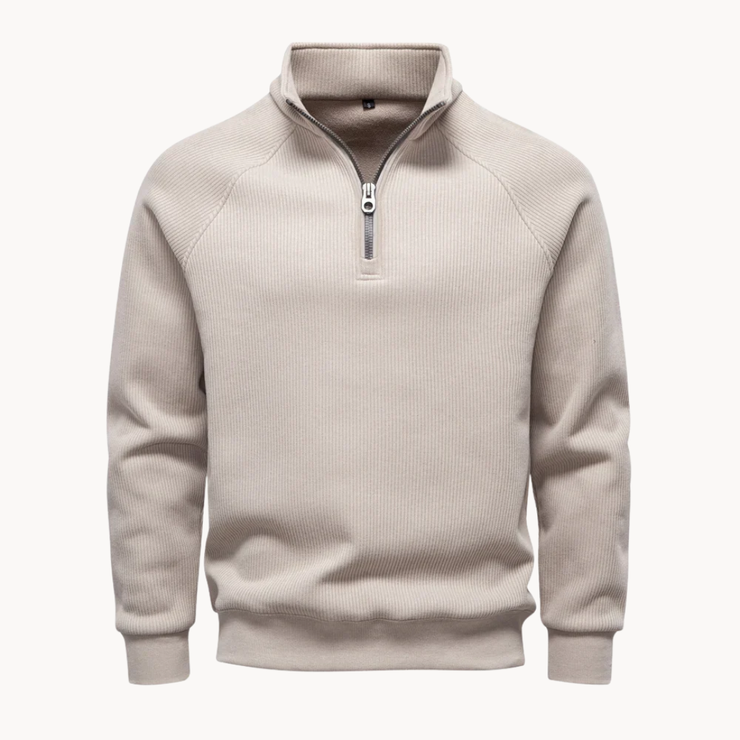Marvello | Men’s Quarter-Zip Pullover Sweater