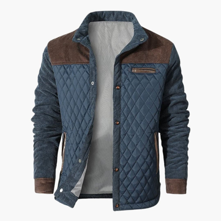 Crelio | Men’s Quilted Stand-Collar Jacket
