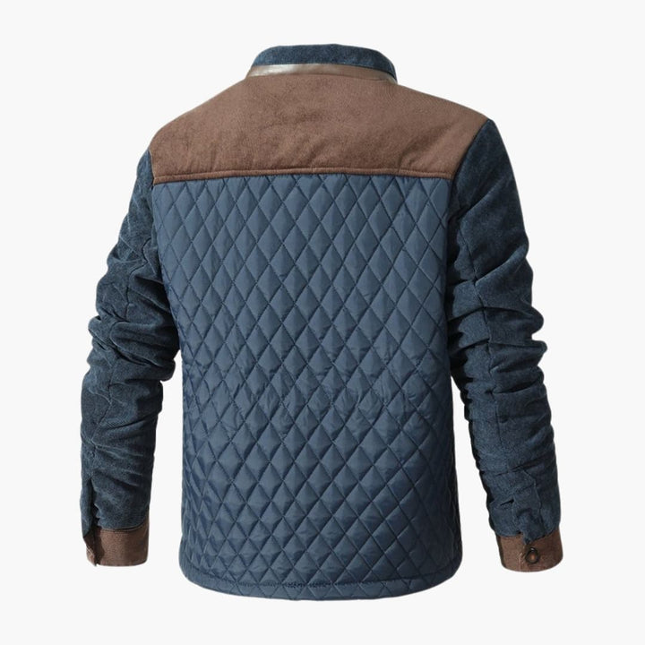 Crelio | Men’s Quilted Stand-Collar Jacket
