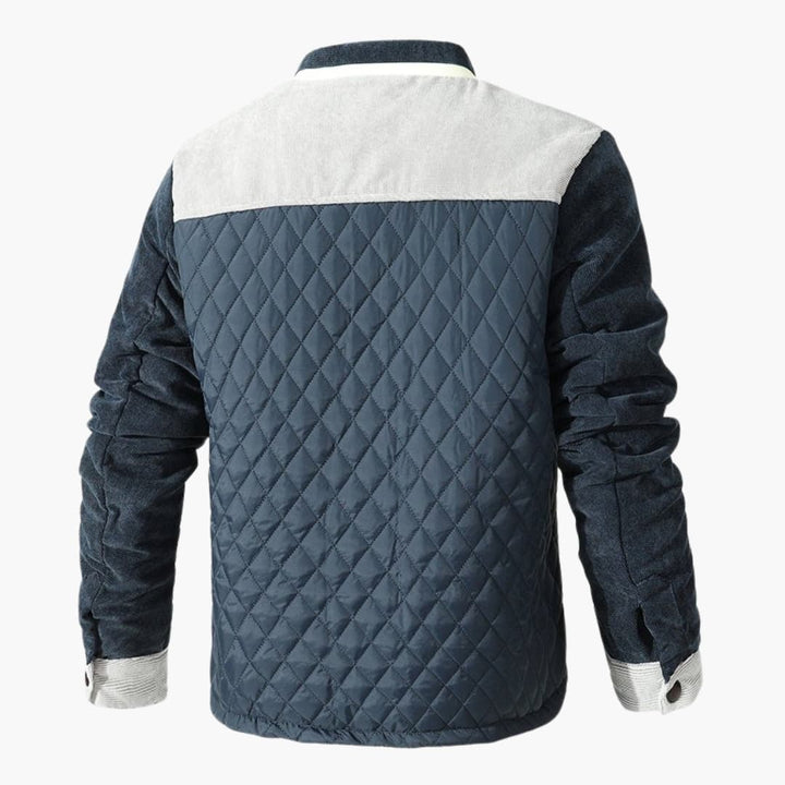 Crelio | Men’s Quilted Stand-Collar Jacket
