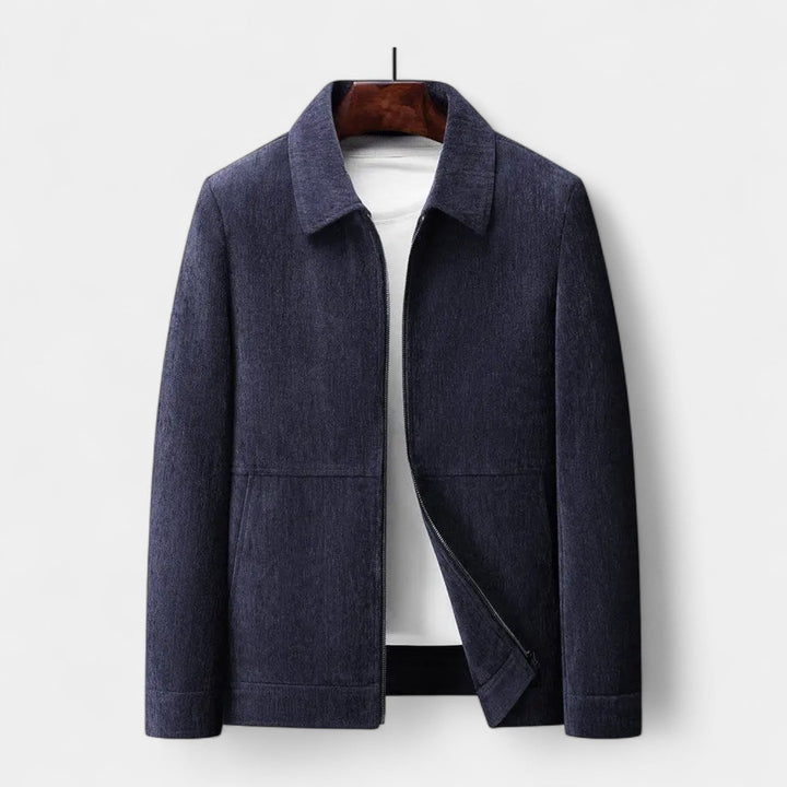 Trivaro | Men’s Textured Harrington Super Shirt