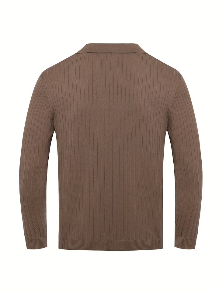 Verrin | Men’s V-Neck Knit Sweater