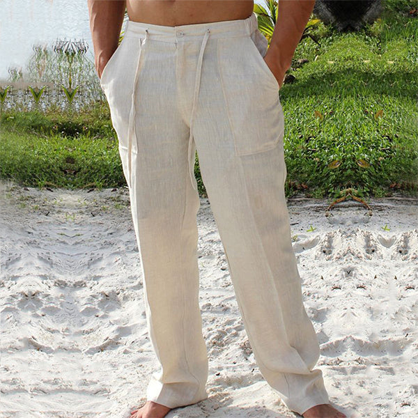 Morillo | Men’s Casual Linen Trousers