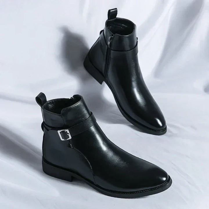 Flint | Men’s Chelsea Boots with Side Zipper