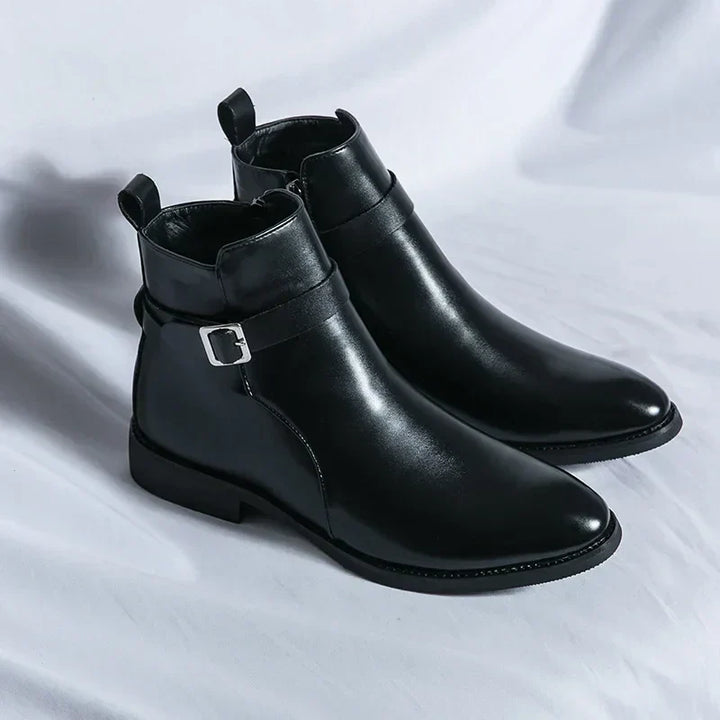 Flint | Men’s Chelsea Boots with Side Zipper