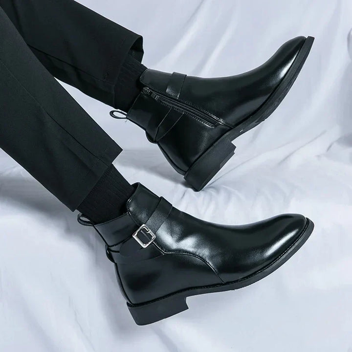 Flint | Men’s Chelsea Boots with Side Zipper
