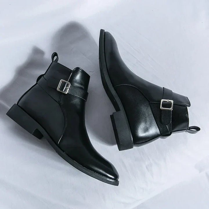 Flint | Men’s Chelsea Boots with Side Zipper