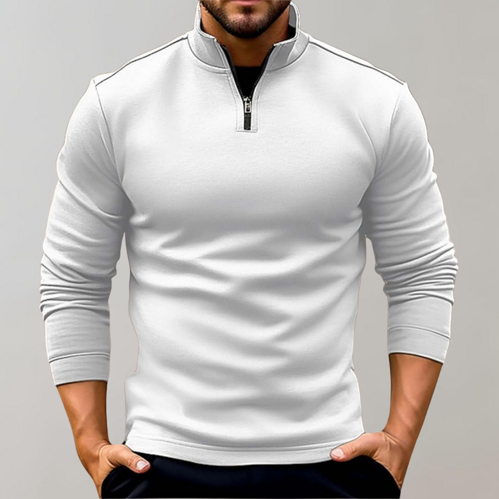 Lorvello | Men’s Half-Zip Lightweight Sweater
