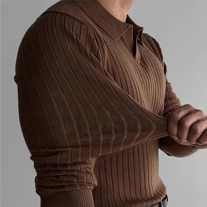Liverio | Men’s Ribbed Polo Shirt