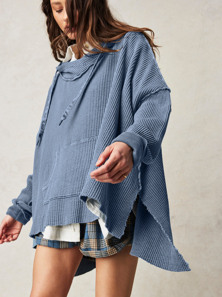 Molly | Women’s Oversized Waffle Knit Hoodie