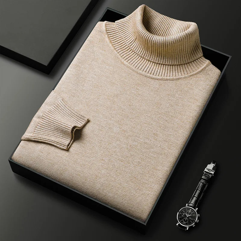 Monta | Men’s Luxury Cashmere Turtleneck Sweater