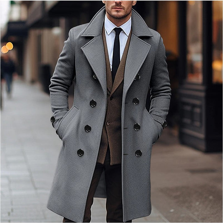 Narciso | Men’s Double-Breasted Tailored Overcoat