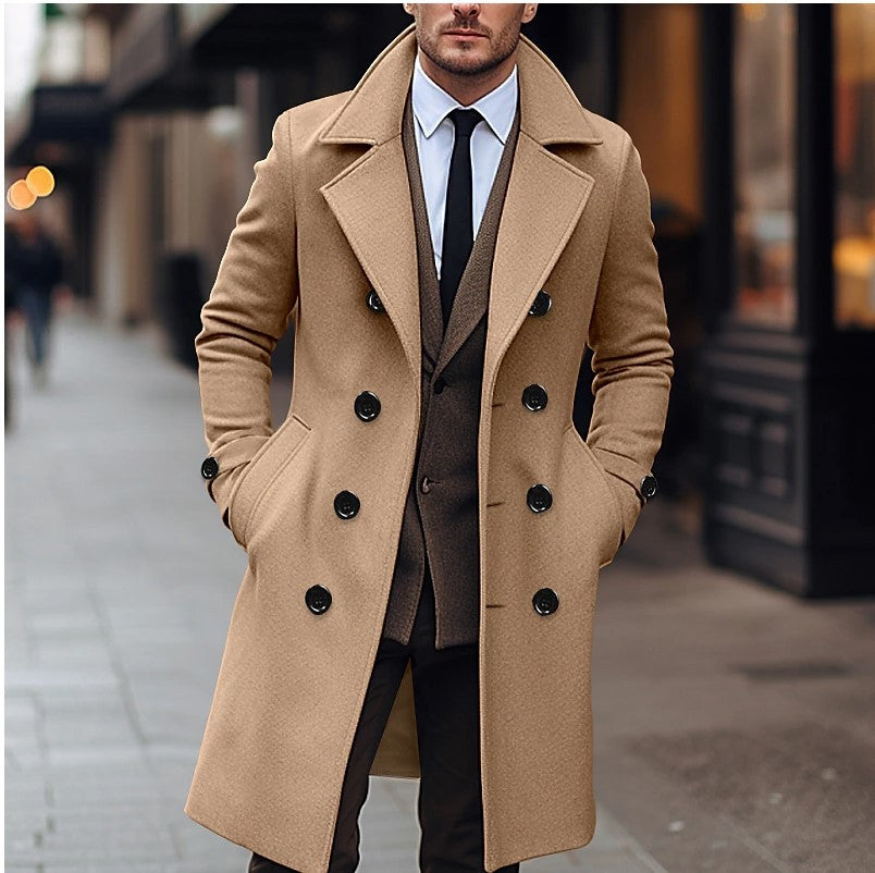 Narciso | Men’s Double-Breasted Tailored Overcoat