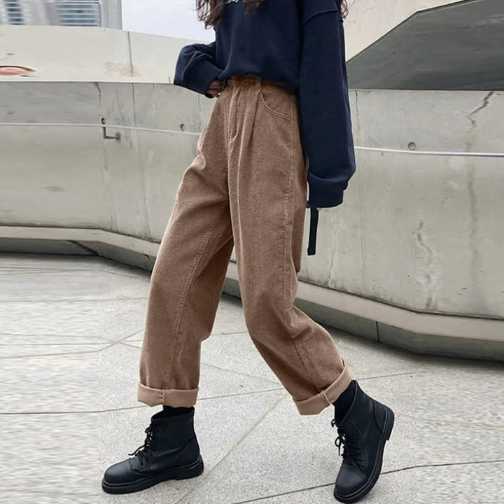 Norilyn | Women’s Elegant Corduroy Trousers