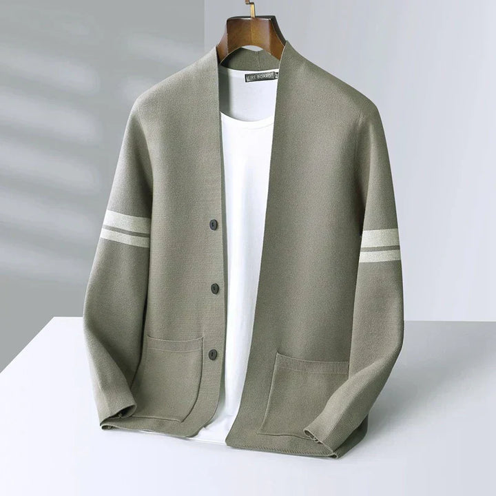 Wilmar | Men’s Striped Merino Wool Cardigan