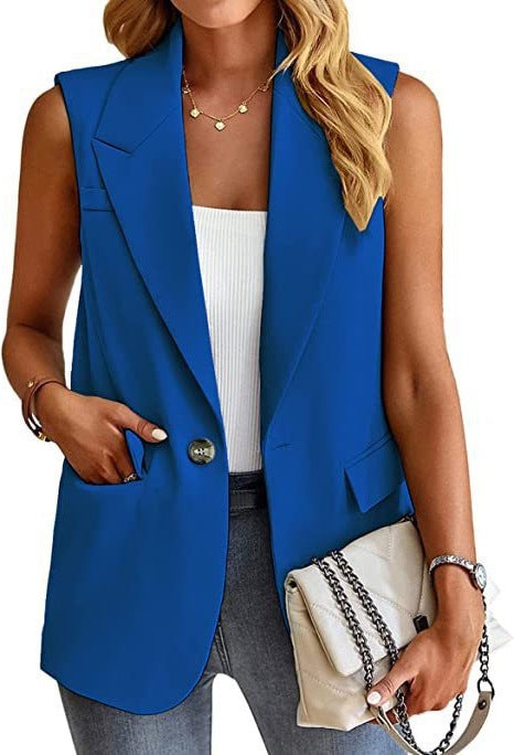 Vivian | Women’s Tailored Sleeveless Blazer Vest