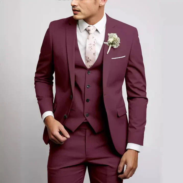 Heero | Slim Fit 3-Piece Wedding Guest Suit