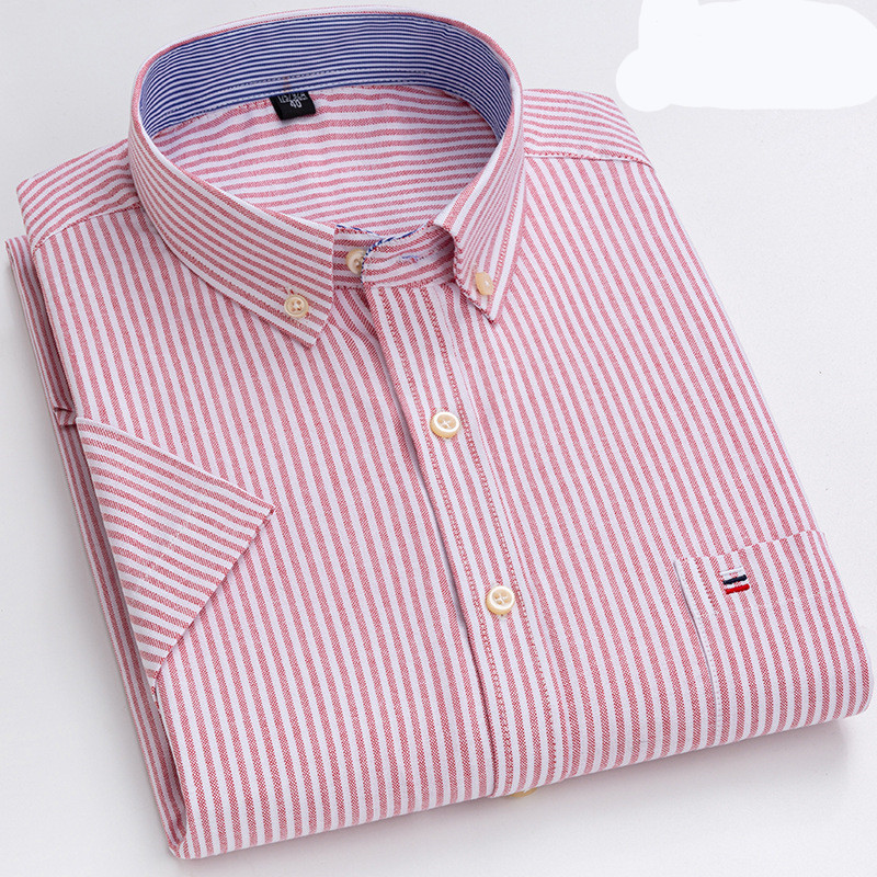 Liorio | Men’s Short-Sleeve Checkered Shirt