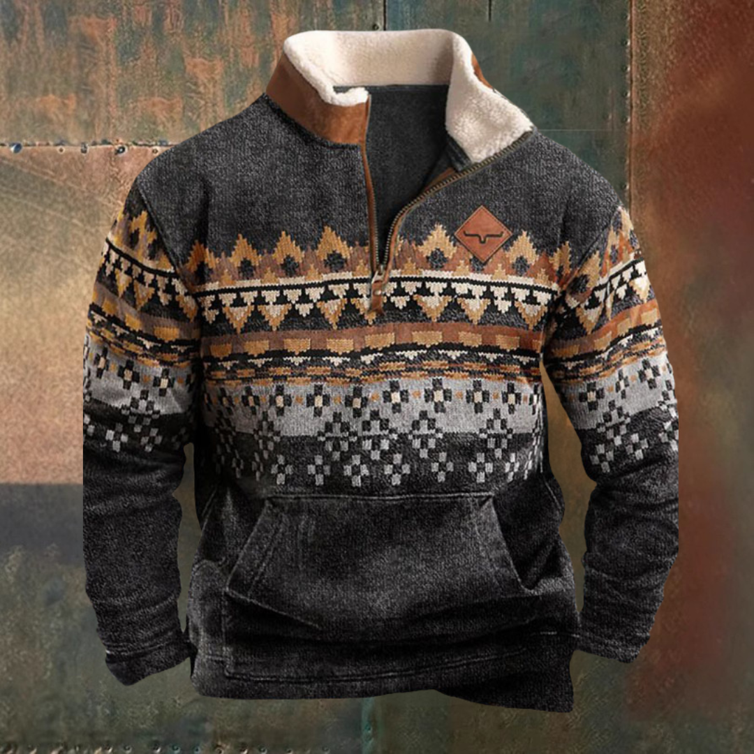 Peter | Men’s Western-Inspired Sweater