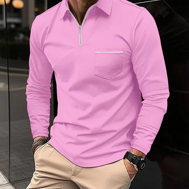 Lenono | Men’s Long Sleeve Polo Shirt