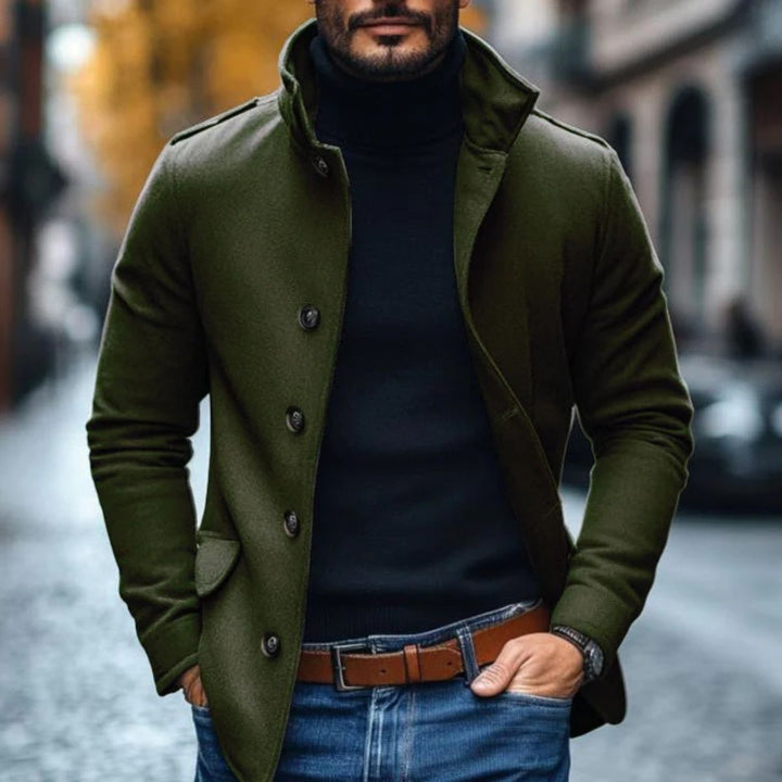 Prinde | Men’s Button Overcoat
