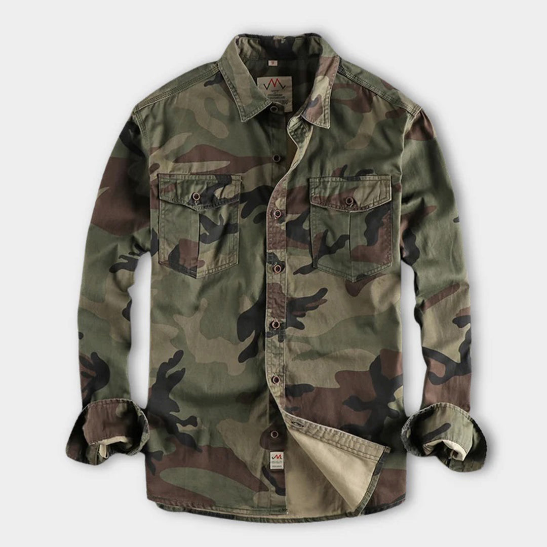 Jaden | Men’s Long Sleeve Cotton Shirt