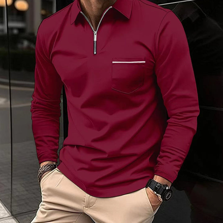 Lenono | Men’s Long Sleeve Polo Shirt