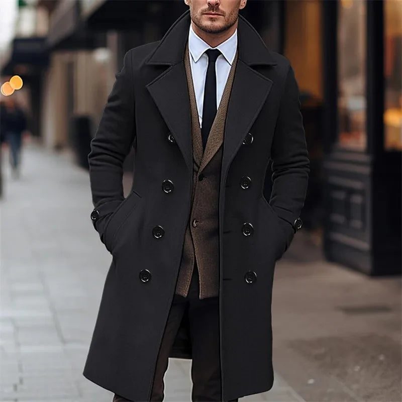 Reginald | Men’s Tailored Wool Blend Overcoat