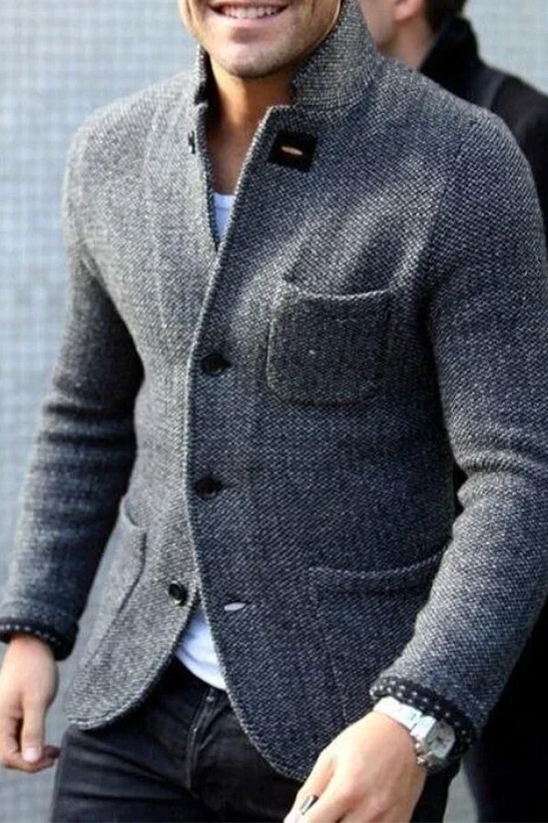 Rino | Men’s Retro Knit Cardigan Jacket