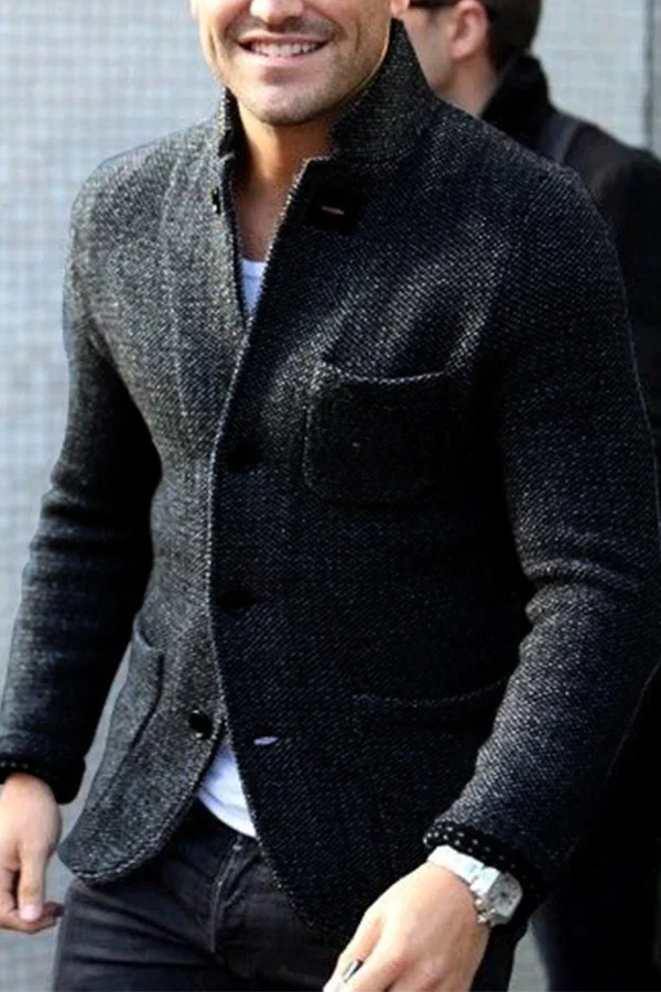Rino | Men’s Retro Knit Cardigan Jacket