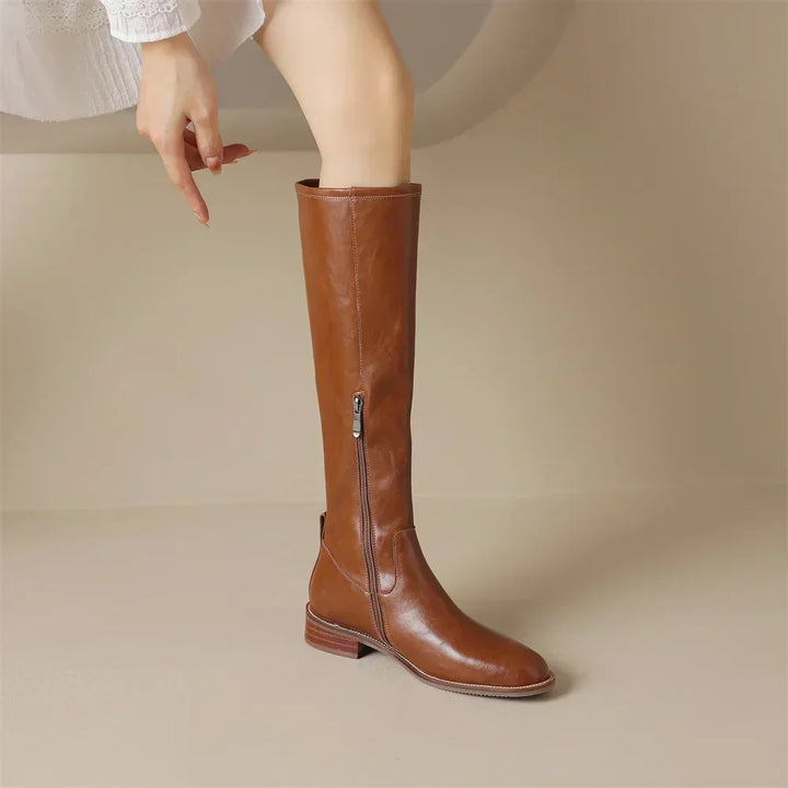 Stefani | Women’s Knee High Leather Boots