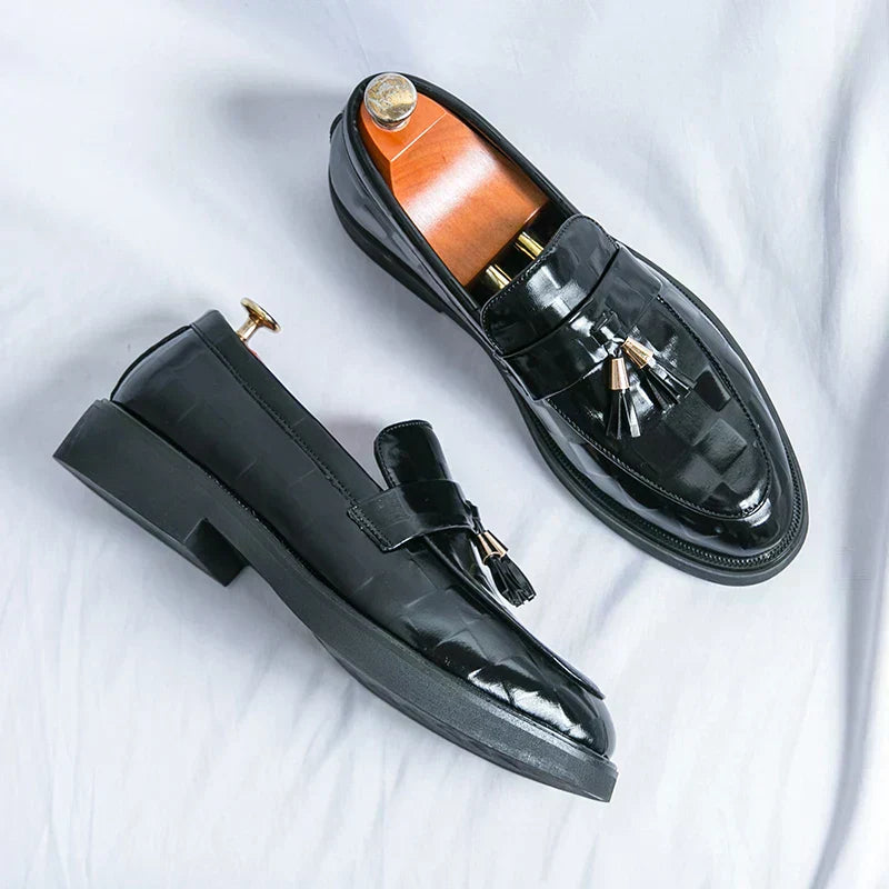 Valerno | Men’s Genuine Leather Tassel Loafers