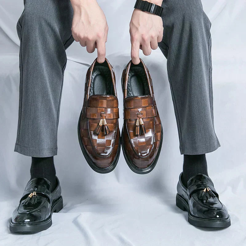 Valerno | Men’s Genuine Leather Tassel Loafers