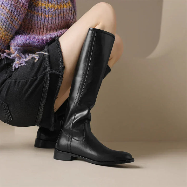 Stefani | Women’s Knee High Leather Boots