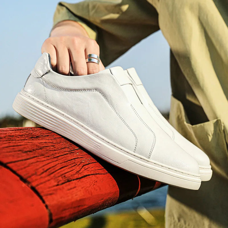 Blake | Men’s Italian Leather Slip On Loafers