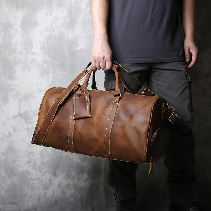 Denali | Men’s Premium Cowhide Leather Travel Duffel